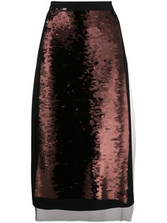 McQ Alexander McQueen юбка с пайетками