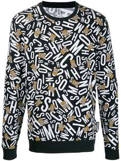 Moschino толстовка с логотипом
