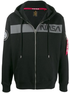 Alpha Industries худи NASA на молнии