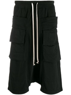 Rick Owens DRKSHDW шорты с низким шаговым швом