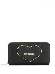 Love Moschino кошелек с вышивкой