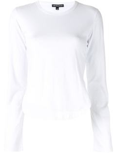 Ann Demeulemeester топ с длинными рукавами и боковыми разрезами