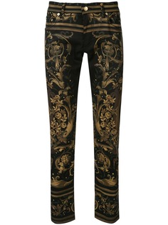 Dolce & Gabbana джинсы скинни с цветочным принтом