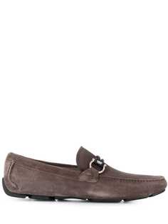 Salvatore Ferragamo мокасины с декором Gancini