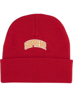 Supreme шапка бини с логотипом
