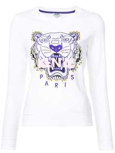 Kenzo толстовка с вышивкой Tiger