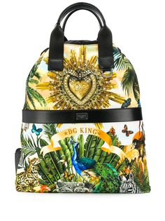 Dolce & Gabbana рюкзак с принтом Tropical King