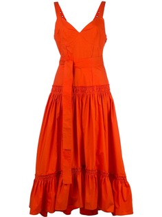 Proenza Schouler ярусное платье без рукавов