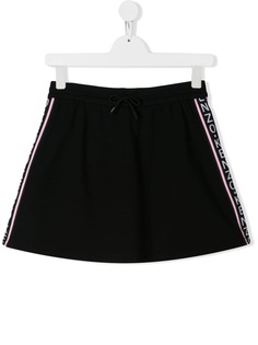 Kenzo Kids юбка с логотипом и полосками