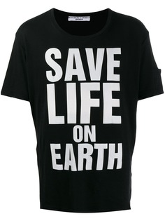 Katharine Hamnett London футболка с принтом Save Life on Earth