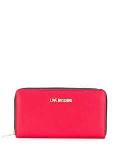 Love Moschino кошелек с металлическим логотипом