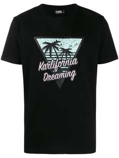 Karl Lagerfeld футболка с принтом