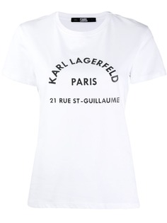 Karl Lagerfeld футболка с логотипом