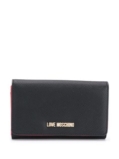 Love Moschino мини-кошелек с металлическим логотипом