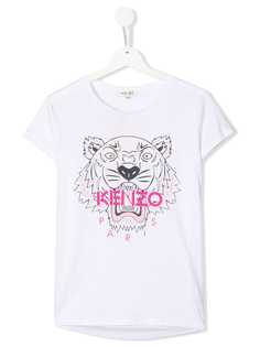 Kenzo Kids футболка с принтом