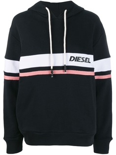 Diesel худи с полосками и логотипом