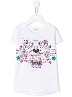 Kenzo Kids футболка с логотипом Tiger