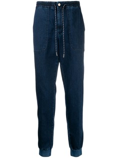 Z Zegna зауженные джоггеры из денима