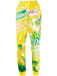 Moschino брюки с принтом
