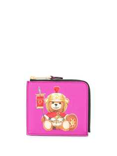 Moschino кошелек Roman Teddy Bear на молнии