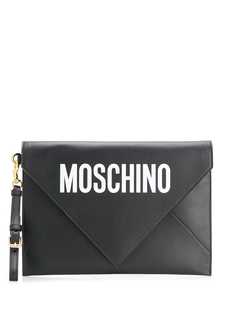 Moschino клатч с логотипом