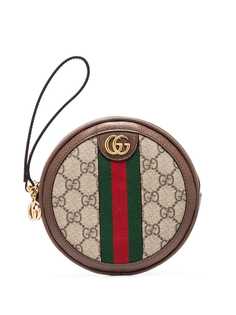 Gucci круглый клатч с узором GG Supreme