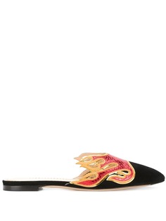 Charlotte Olympia мюли Inferno