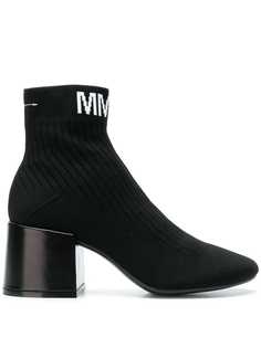 Mm6 Maison Margiela ботильоны с логотипом