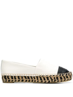 Tory Burch colour block platform espadrilles