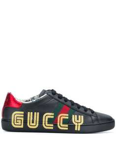 Gucci кроссовки с логотипом Guccy