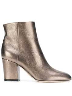 Sergio Rossi metallic ankle boots