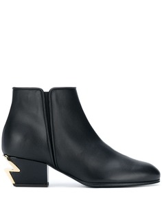 Giuseppe Zanotti ботильоны на низком каблуке