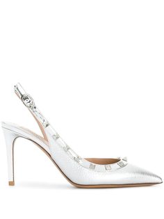 Valentino туфли без задника Valentino Garavani Rockstud