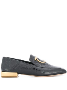 Salvatore Ferragamo лоферы с деталью Gancio