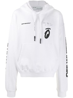 Off-White худи с принтом