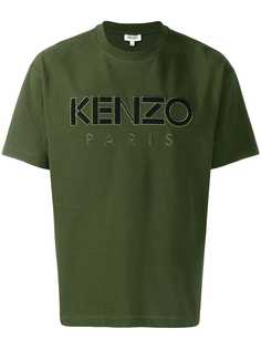Kenzo футболка с вышитым логотипом