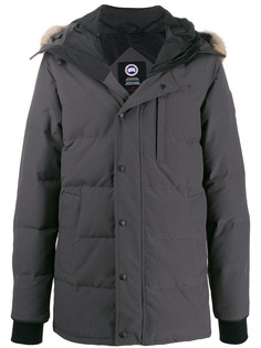 Canada Goose пуховик с оторочкой из меха лисы