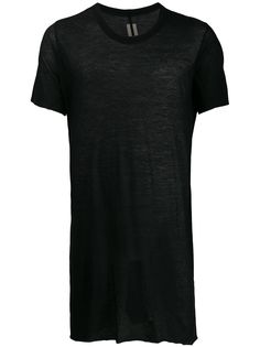 Rick Owens удлиненная прозрачная футболка