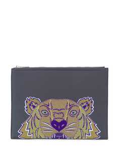 Kenzo клатч с вышивкой Tiger