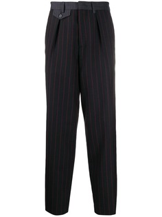 McQ Alexander McQueen брюки строгого кроя в тонкую полоску