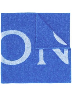 Moncler трикотажный шарф с логотипом
