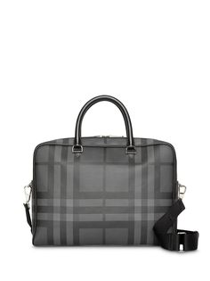 Burberry портфель в клетку London Check