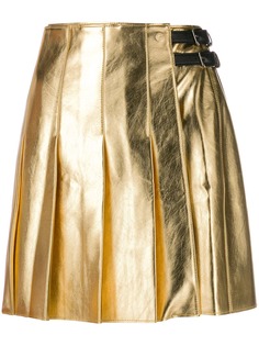 MSGM плиссированная юбка А-силуэта