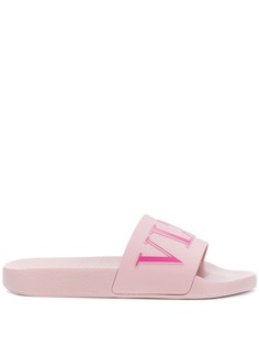 Valentino шлепанцы Valentino Garavani с логотипом VLTN