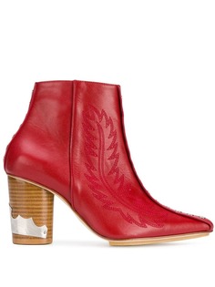 Toga Pulla studded Western ankle boots
