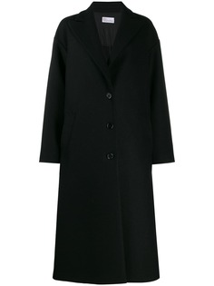 Red Valentino пальто миди с оборками