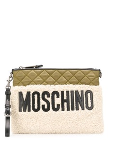Moschino стеганый клатч