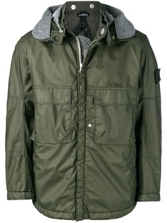 Stone Island Shadow Project куртка со съемным капюшоном