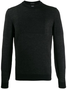 Boss Hugo Boss джемпер с контрастной вставкой