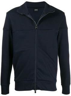 Boss Hugo Boss трикотажная куртка в рубчик